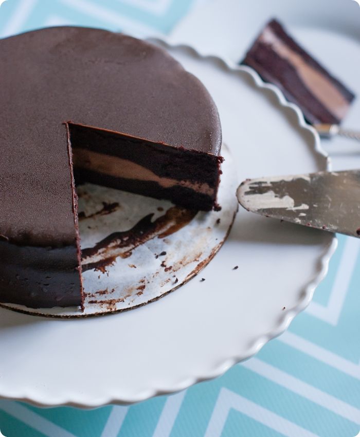 Sweet on Trader Joe's Saturdays Chocolate Ganache Torte Bake at 350°